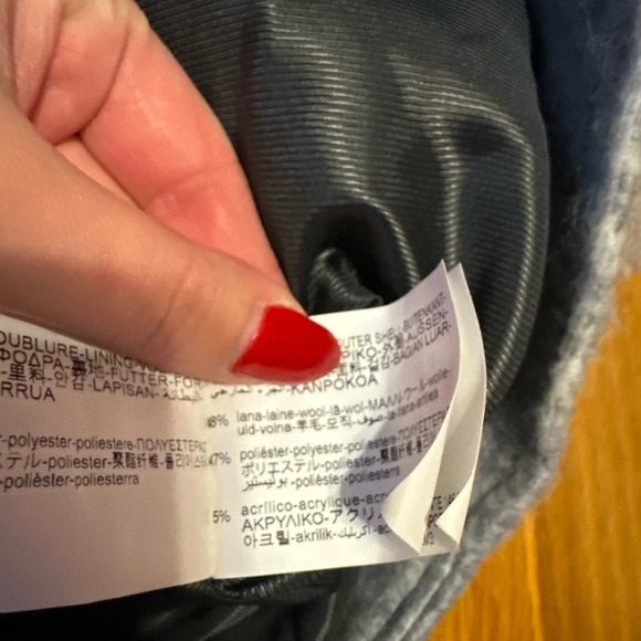 NWOT ZARA wool blend oversized purple shacket - Picture 5 of 8